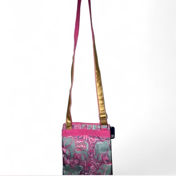 Simply Southern Elephant Pink and Gray Crossbody Bag - Picture 2 of 4